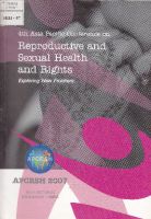 Reproductive and sexual health and rights