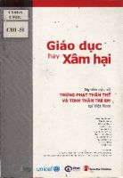 Giáo dục hay xâm hại : Nghiên cứu về trừng phạt thân thể và tinh thần trẻ em tại Việt Nam / Dulamdary Enkhtor, Trần Ban Hùng, Đỗ Ngọc Khánh,...  