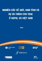 Nghiên  cứu về giới tính & sự ưa thích con tria ở Nepal và Việt Nam