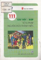 Câu hỏi - Đáp về tư pháp người chưa thành niên / bs.  Hà Đình Bốn, Trần Danh Tuyên, Lương Đức Tuấn, Đào Thị Kim Châu