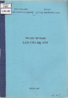 Tài liệu tập huấn làm cha mẹ tốt