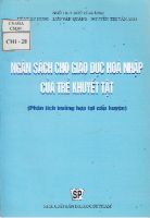 Budget for inclusive education of children with disabilities : A case study at the district level / Ngo Huy Duc (Editor), Le Ngoc Hung, Luu Van Quang, Nguyen Thi Van Anh. 