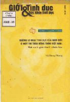 Giới & tình dục sức khoẻ tình dục. Những lo ngại tình dục của nam giới ở một thị trấn nông thôn Việt Nam