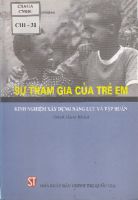 Sự tham gia của trẻ em Kinh nghiệm xây dựng năng lực và tập huấn : Sách tham khảo / Henk van Beers. 