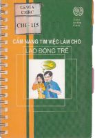 Cẩm nang tìm việc làm cho lao động trẻ 