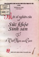 Một số nghiên cứu về Sức khoẻ sinh sản ở Việt Nam sau Cairo