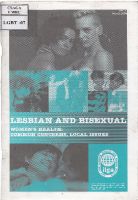 Lesbian and bisexual. Women's health: common concerns, local issues