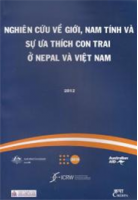 Nghiên cứu về giới, nam tính và sự ưa thích con trai ở Nepal và Việt Nam 
